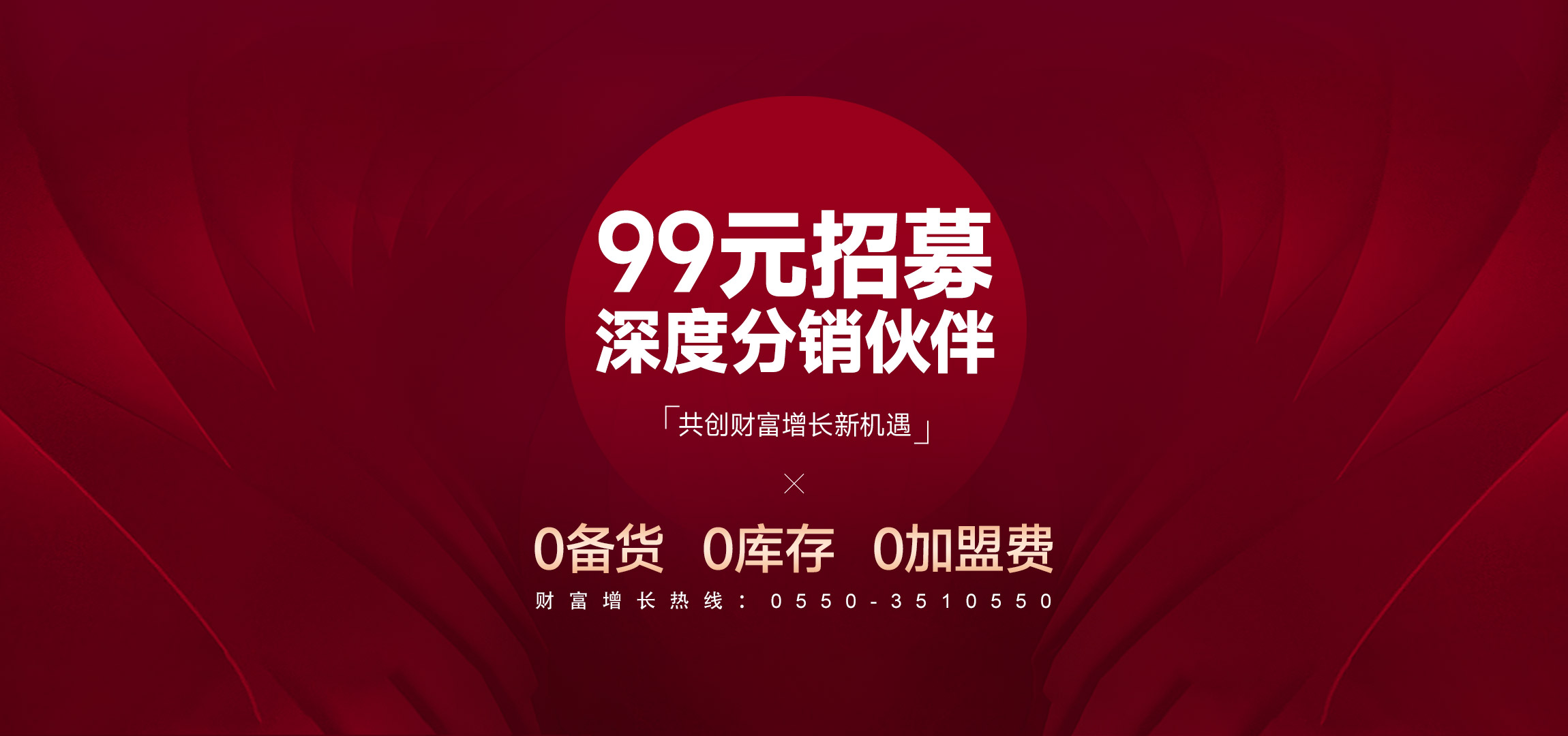 99元招募深度分销伙伴